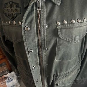 Women’s Harley Davidson, canvas jacket, size large